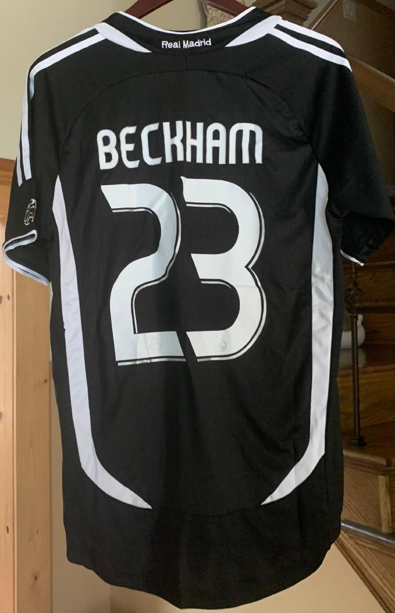 beckham ベッカム　realmadrid adidas SIEMENS REAL MADRID 2004 2005 HOME FOOTBALL SHIRT #23 BECKHAM ADIDAS