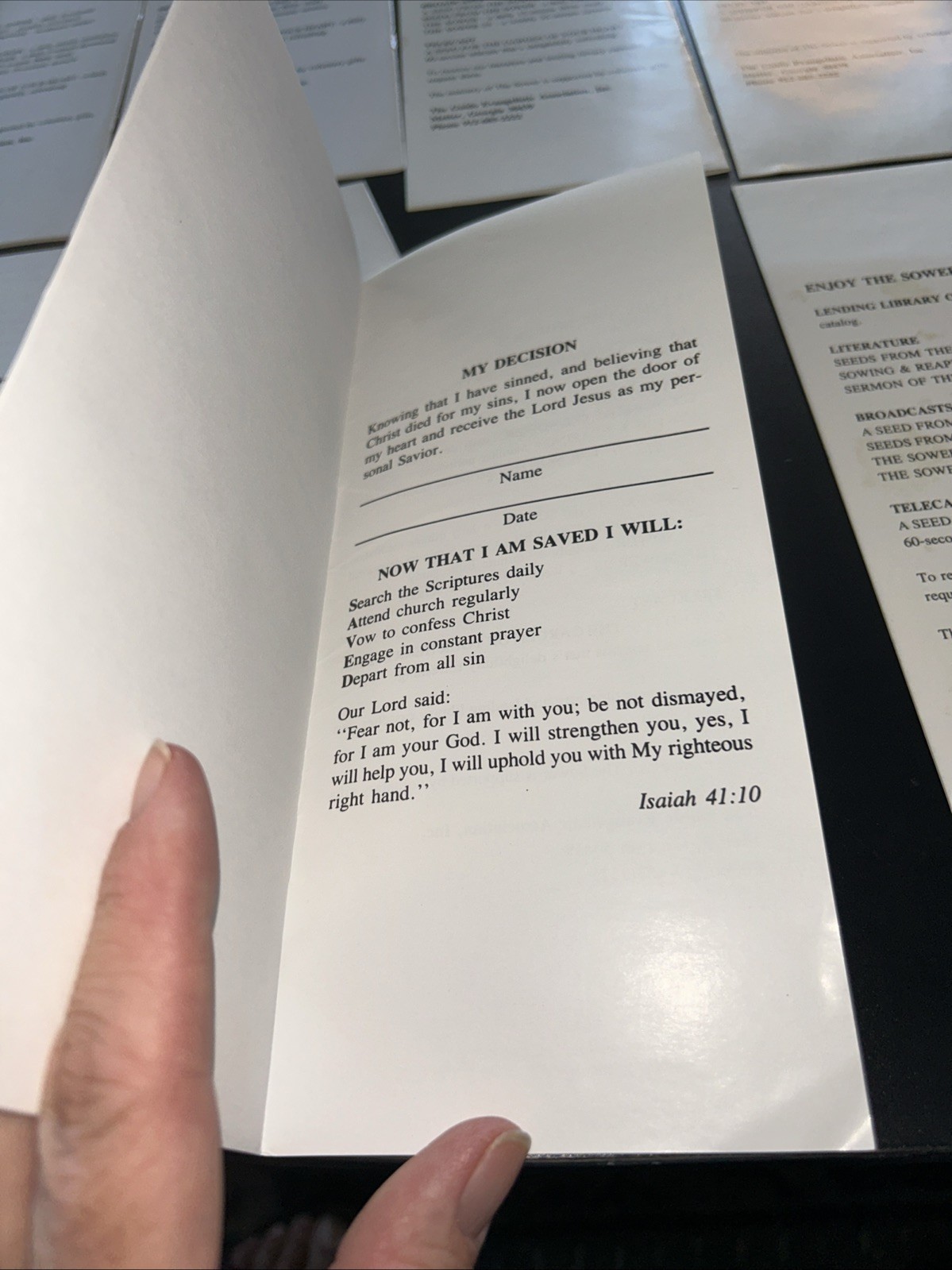 VTG 1990's Lot 11 Guido Ministries  Inspirational Booklets Religious Pamphlets