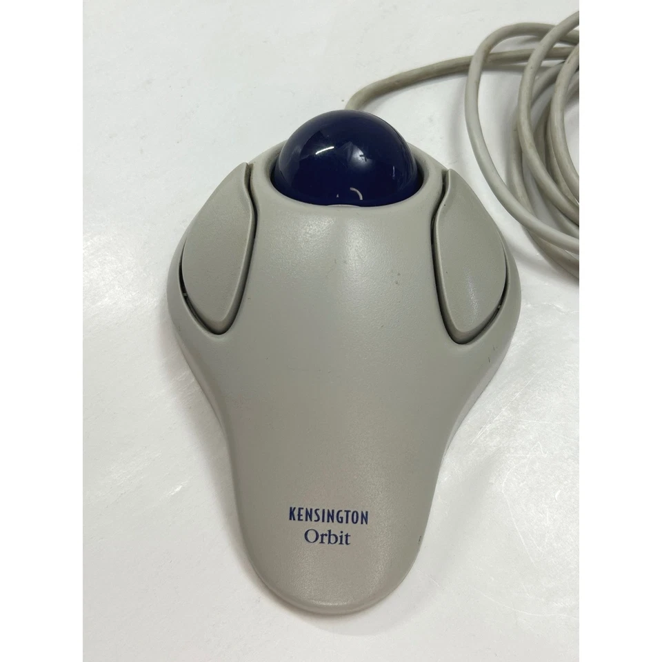 Mouse Trackball Kensington Orbit 64221 puerto serie para IBM PC de colección sin probar Foto 2 de 4