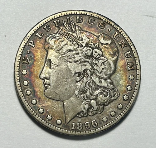 1896 S MORGAN DOLLAR VF