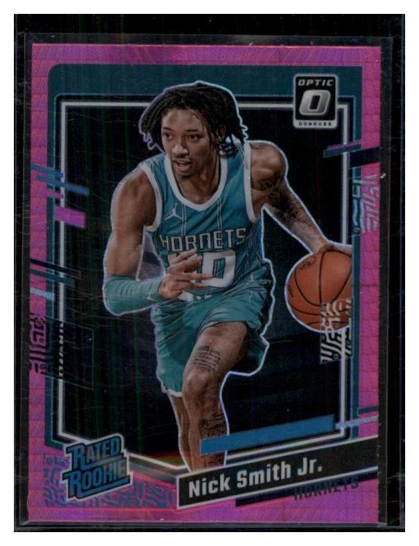 2023-24 Donruss Optic #224 Nick Smith Jr. Hyper Pink