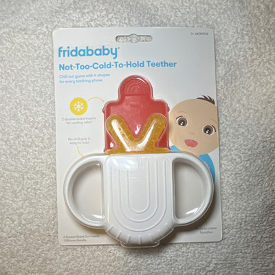 fridababy Not-Too-Cold-To-Hold Teether Teething Toy BPA Free Nontoxic