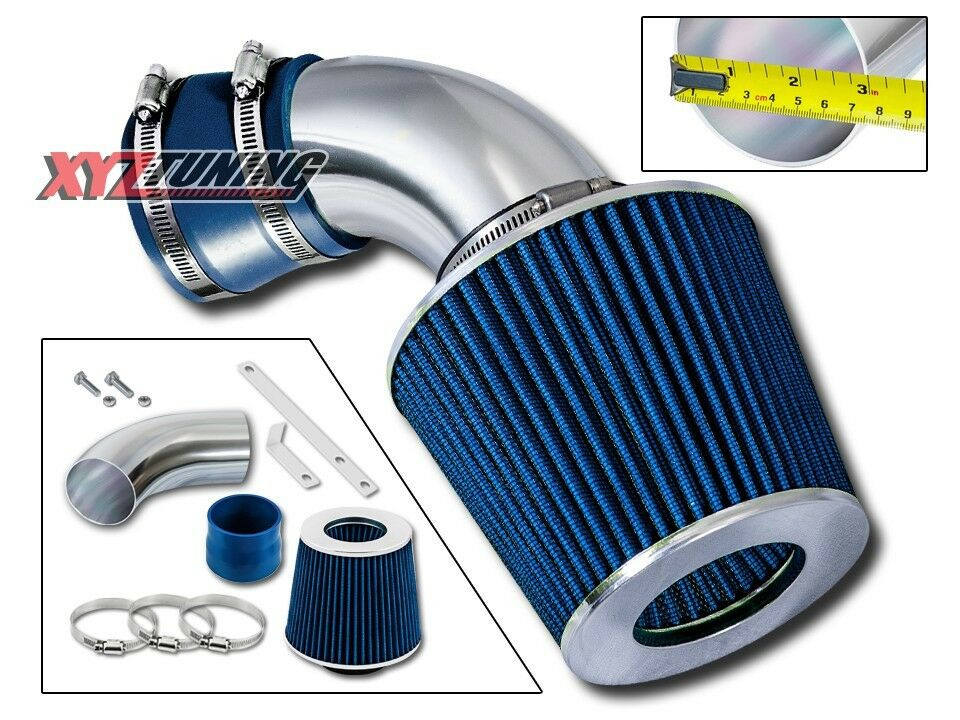 3" BLUE Short Ram Air Intake Kit + Filter For 96-99 318 i/is/ti / Z3 1.9L L4