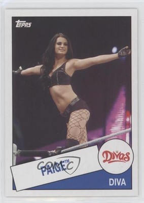 2015 Topps Heritage WWE Divas Paige #60 Rookie RC
