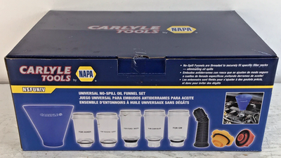 #ad #ad NAPA Carlyle Hand Tools NSFUNIV universal no spill threaded oil Funnel Set $97.89