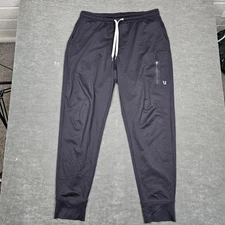 Vuori Jogger Pants Mens Large Black Sunday Performance Athletic Tapered V416