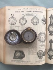 Antique Pocket Barometer, Compass And Thermometer - 19thC Compendium