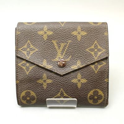 Louis Vuitton Vintage Monogram Portemonnaie Piedcarte Credit Double Snap Bi-fold