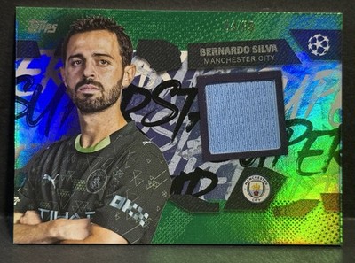 2025-26 Topps UEFA CC Manchester City Bernardo Silva Player Worn
