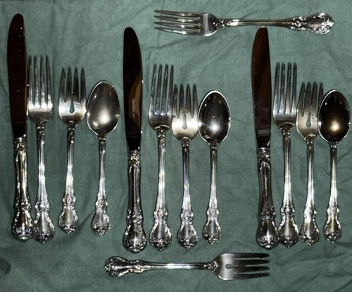 Towle Sterling Old Master No Monogram ~14 Piece Set