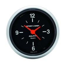 Autometer 3585 Sport-comp Clock 2-58 12-hour Analog Autometer 3585 Sport-comp Clock 2-58 12-hour Analog