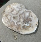 Genuine Dendritic Opal Pendant On 925 Silver Chain — photo 2