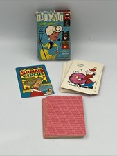 Vintage Old Maid Card Game Circus Edition  Original 36 Cards Instruction 1959