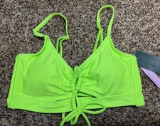Wild Fable Bright Green Bikini Top. Size: XS 0-2 . NEW 
