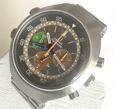 Omega Flight Master Chronograph GMT Vintage 70s Clean Patina