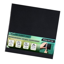 Silicone Rubber Sheet, Heat Resistant, Heavy Duty, Hardness 55A,12 x 12 Inch,...
