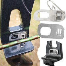 Reposaflechas de tiro con arco adhesivo de acero arco recurvo blanco de caza