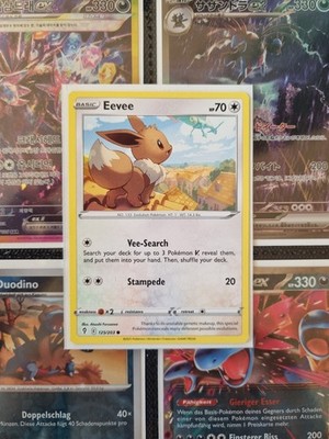 Rayquaza Evoli Evee Evolving Skies 125/203 Pokémon Card NM