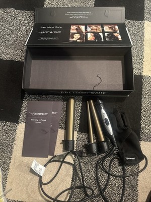 Pretty in a Minute 3-in-1 Wand Curler changeable titanium and ceramic barrels