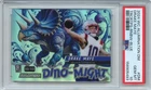 DRAKE MAYE 2024 WILD CARD DINO-MIGHT BLUE ROOKIE JERSEY #'D 10/10 PSA 10 POP 1