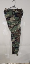 US Military Woodland Camouflage BDU Trousers Small Long