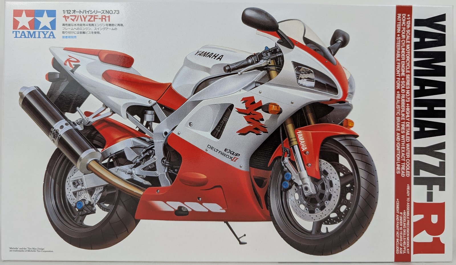 Tamiya Yamaha YZF-R1 - 1/12 Scale Motorcycle Series No.73