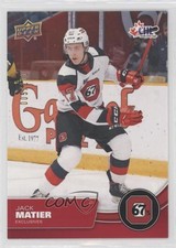 2021-22 Upper Deck CHL Exclusives 5/100 Jack Matier #58 o1h