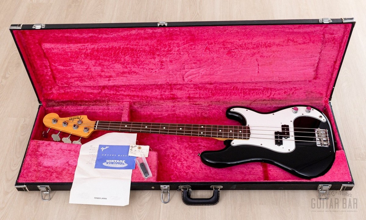 1982 Fender JV Precision Bass '62 Vintage Reissue PB62-75 w/ Case