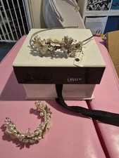 Halo And Co Tiara And Wedding Bracelet Matching For Women