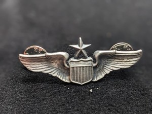 U.S. ARMY BADGE: WINGS SENIOR AVIATOR - 2"
