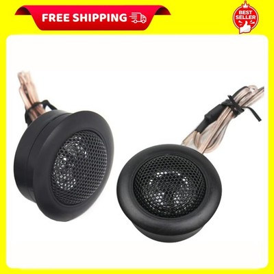 Car Tweeter Speaker 1-Inch 200 Watt Silk Dome Tweeters Audio Component Tweeters