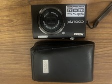 Nikon Coolpix S570 12 MP 32GB Memory Black Digital Camera Tested No Charger