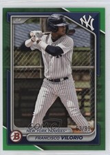 2024 Bowman Draft Green 63/99 Francisco Vilorio #BD-107 19b4