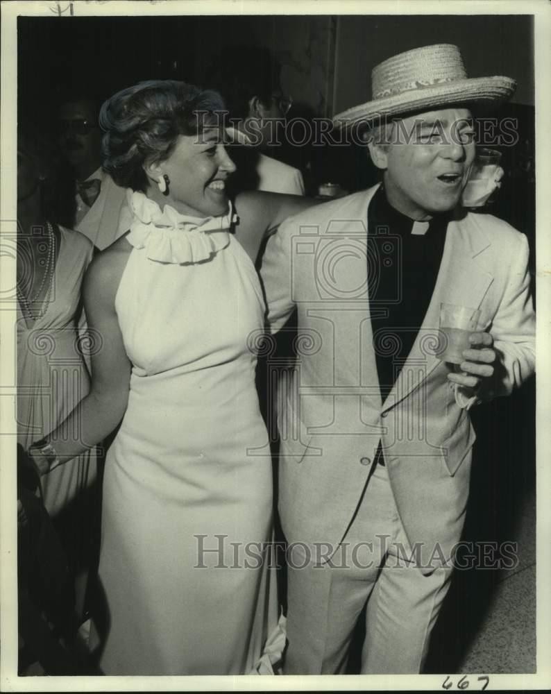 1976 Press Photo Shep Pleasants and Bitsy Duggins - New Orleans Society Party