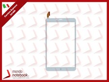 TOUCH SCREEN VETRO MEDIACOM SMARTPAD IYO 8 M-SP8AY M-SP8BY ORIGINALE BIANCO