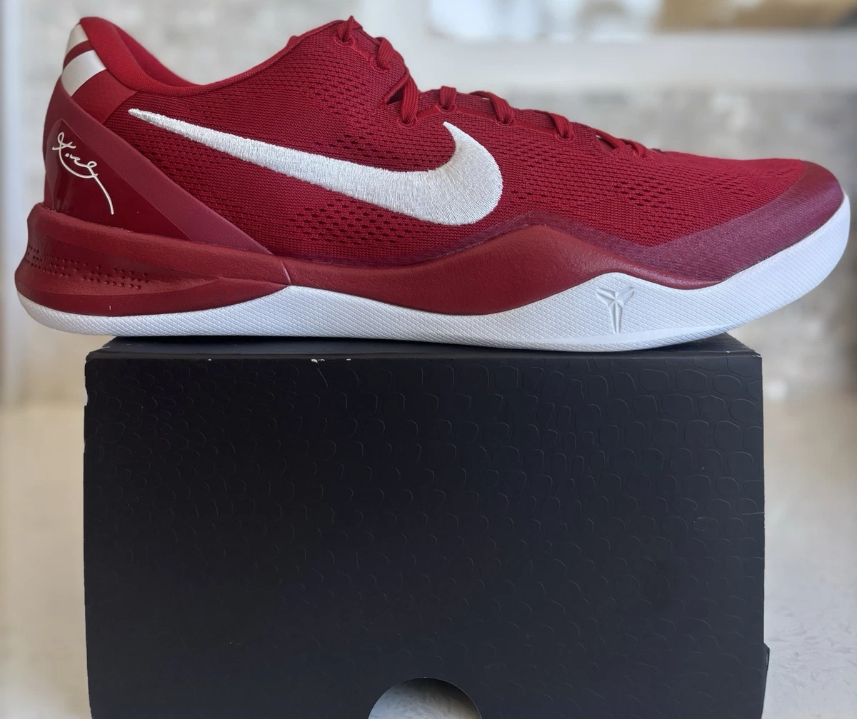 Nike Kobe 8 TB White Gym Red for Sale | Authenticity Guaranteed | eBay