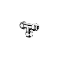 Schell T-Verschraubung 3X G 3/8 AG D= 10Mm DN 10 Verchromt