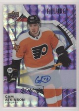 2021-22 Upper Deck Allure Purple Diamond Auto 5/10 Cam Atkinson #56 Auto 1b1f