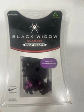 Soft Spikes Black Widow Classic Golf Cleats Q-LOK 14 Pack