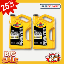 Pennzoil 0W-20 Full Synthetic Motor Oil, Helps Prevent Sludge Build-Up, 5 Quart 39.99 per gallon