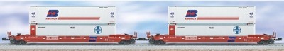 Lionel 6-11868 Husky Stack Car Set Burlington Northern 2 Pack