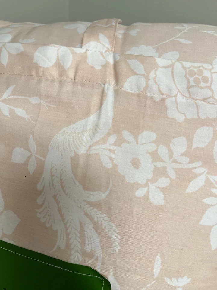 Conjunto de edredom Kate Spade Rose Garden floral pássaro tamanho queen completo 3 peças NOVO - Imagem 4 de 4