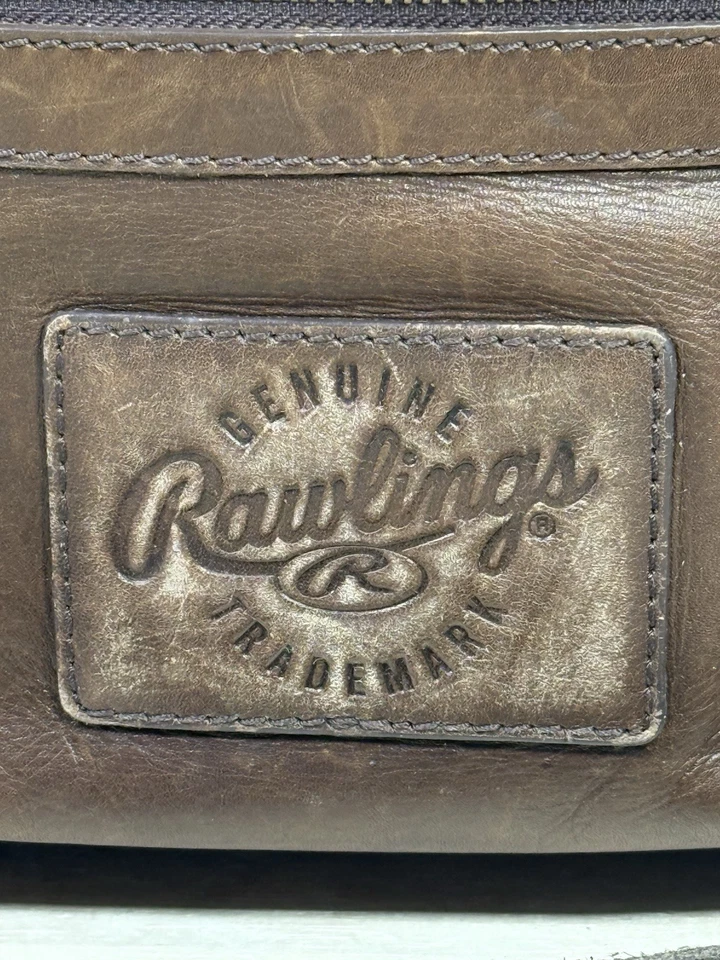 Rawlings Estonia Genuine Leather Backpack Dark Brown Rugged Distressed MSRP $429 - Image 3 of 4