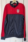 Official USA United States Soccer Jacket   Navy/Red Men's Size L   NWT — photo 1