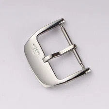 18mm Bracelets Watchbands For Jaeger LeCoultre Silver Pin Clasp Buckle Straps