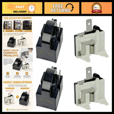 Refrigerator Starter Relay  Overload Kit - 1-Pin Replacement for Mini Fridges,