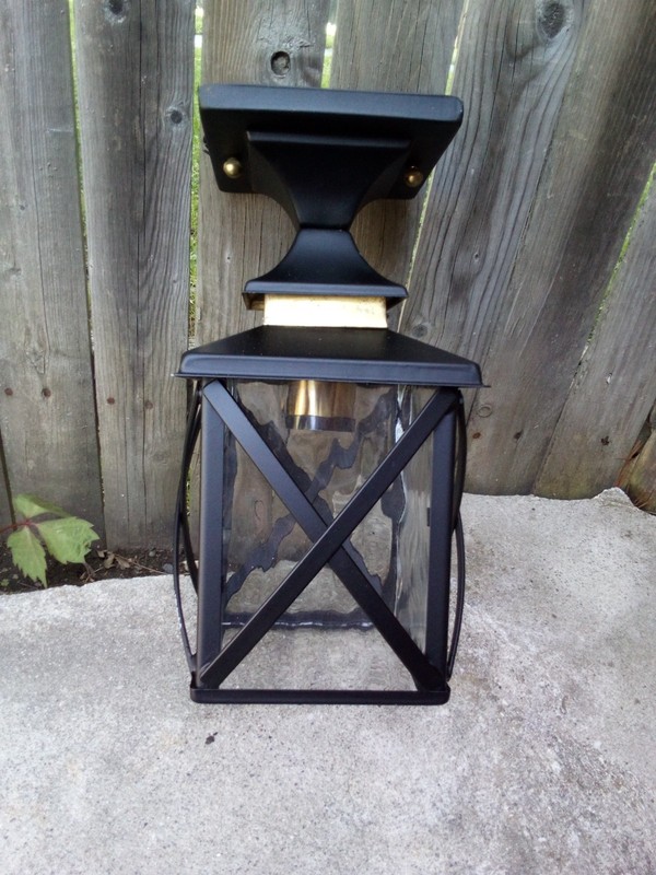Ceiling Lantern Flush Mount Black