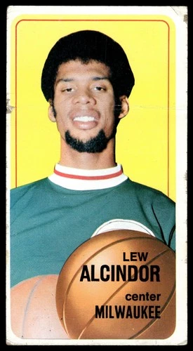 1970-71 Topps Kareem Abdul-Jabbar Lew Alcindor #75 - Milwaukee Bucks - HOF PR