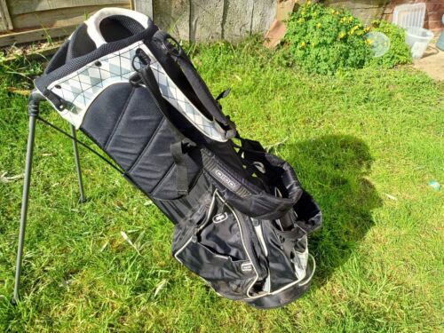 Ogio Ozone Stand Golf Bag Black/Paisley Woode 8 Club Divider 7 Pockets - Photo 1/8