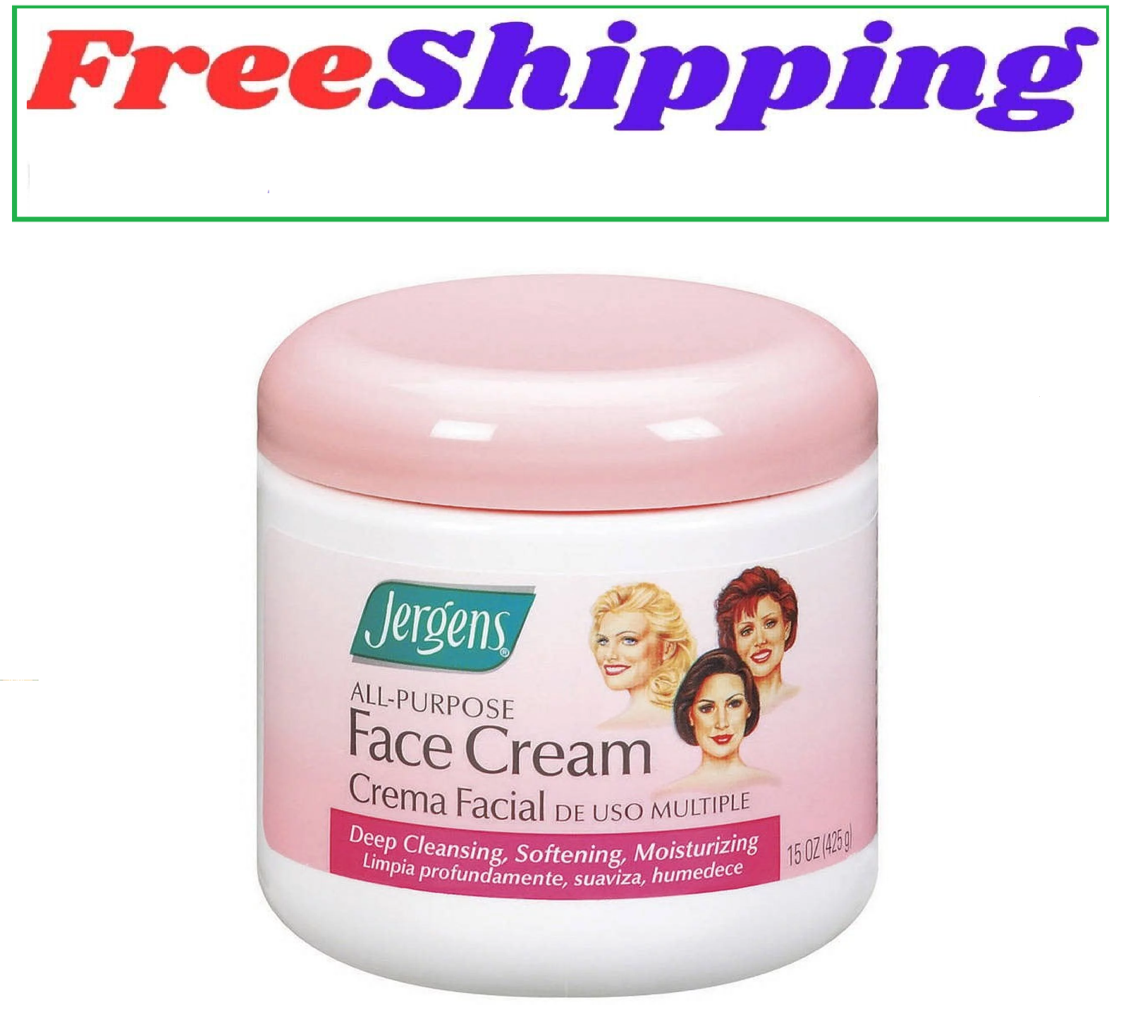 Jergens All Purpose Face Cream Moisturizer Lotion, 15 fl oz eBay